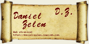 Daniel Zelen vizit kartica